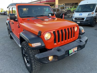 2018 Jeep Wrangler Unlimited Sport S 4x4