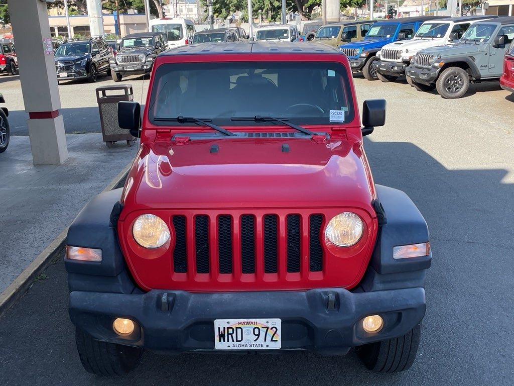 Used 2020 Jeep Wrangler Unlimited Sport S with VIN 1C4HJXDN0LW279207 for sale in Pearl City, HI